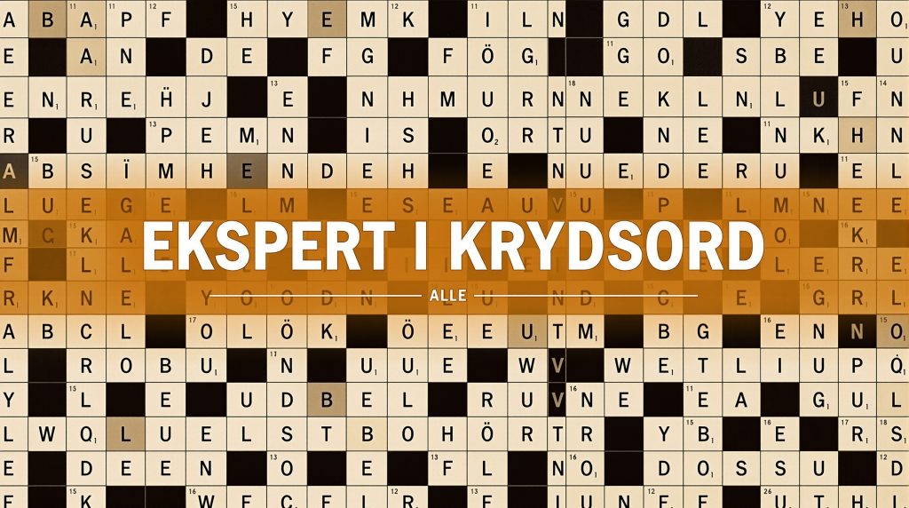 ekspert i krydsord