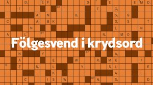 følgesvend i krydsord