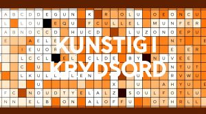 kunstig i krydsord