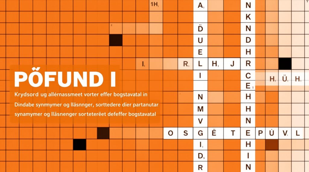 påfund i krydsord