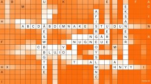 vandretur i krydsord