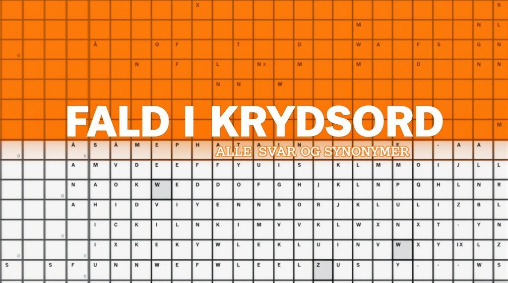 fald i krydsord
