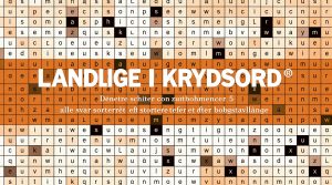 landlige i krydsord