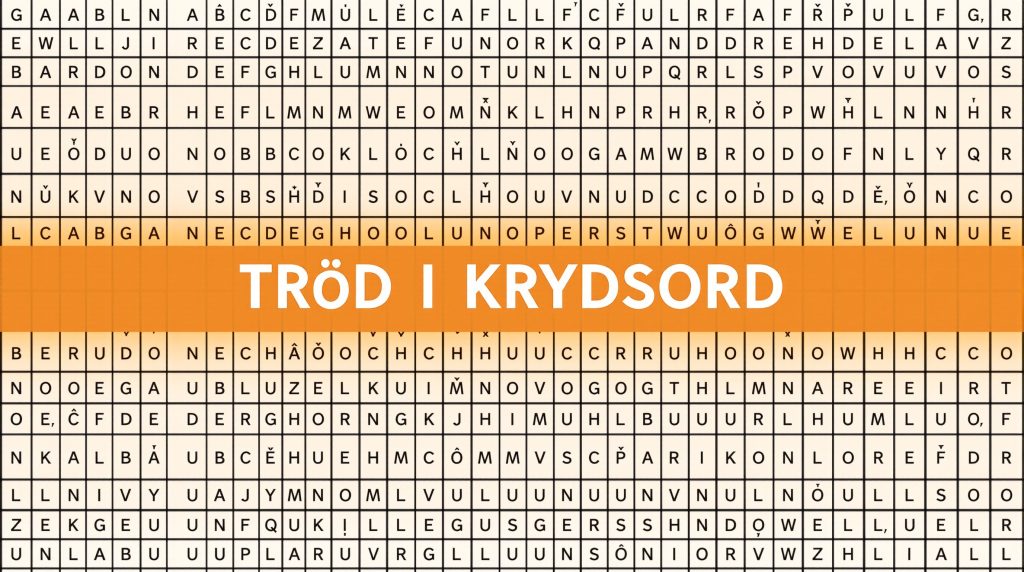 tråd i krydsord