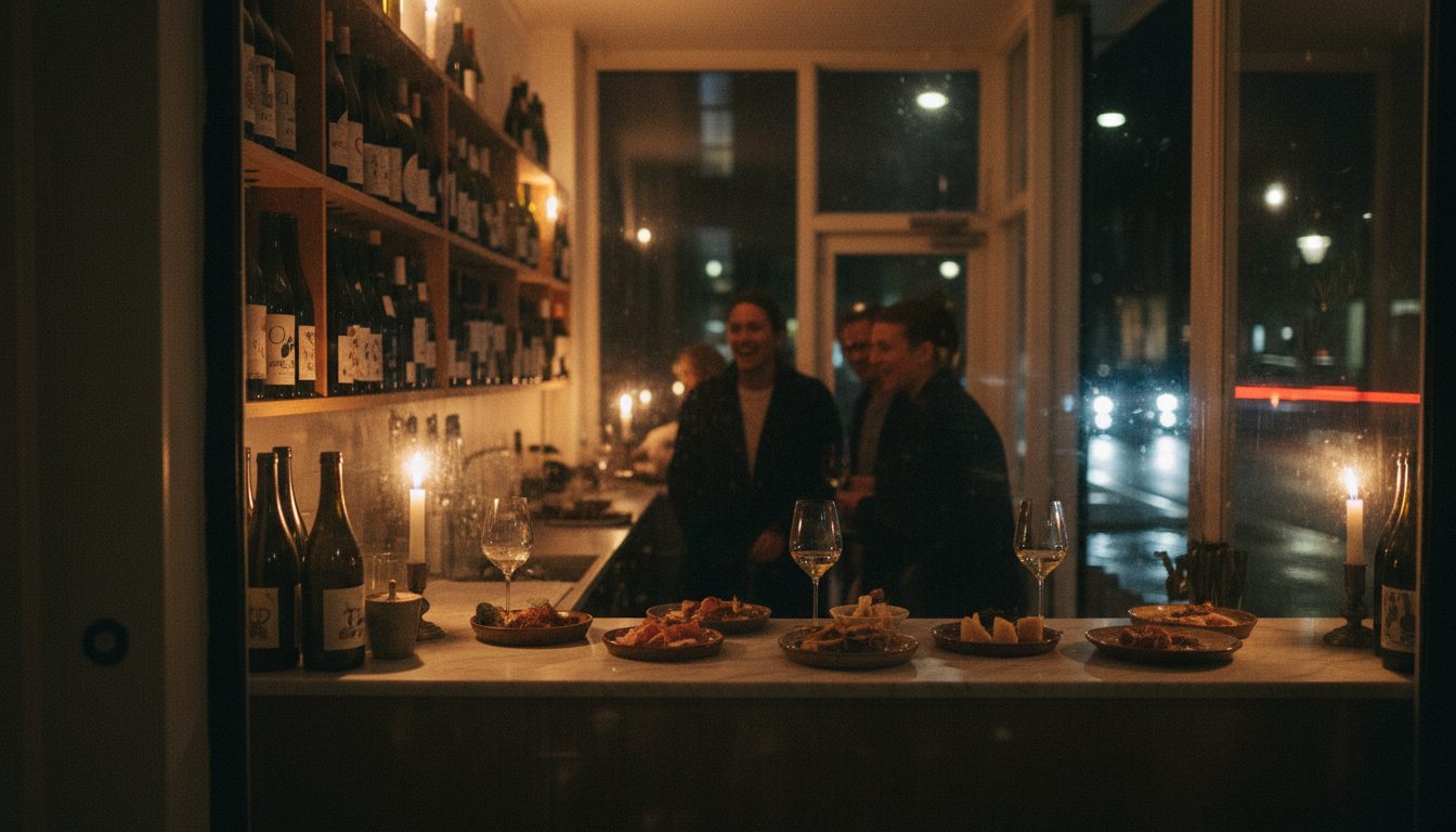 Intim vinbar i København med naturvin og levende lys